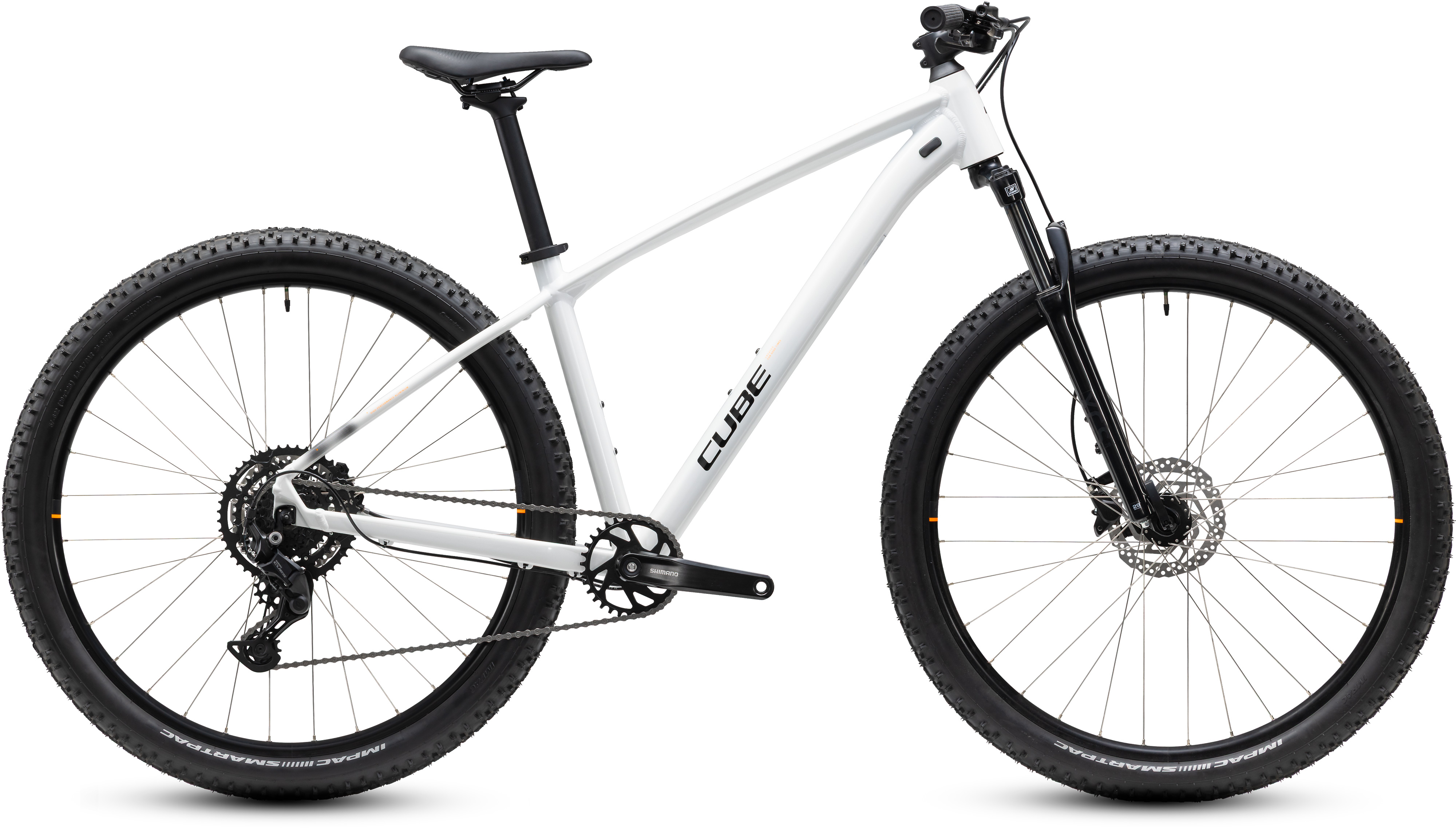 CUBE AIM ONE METALLICWHITE´N´BLACK 2027