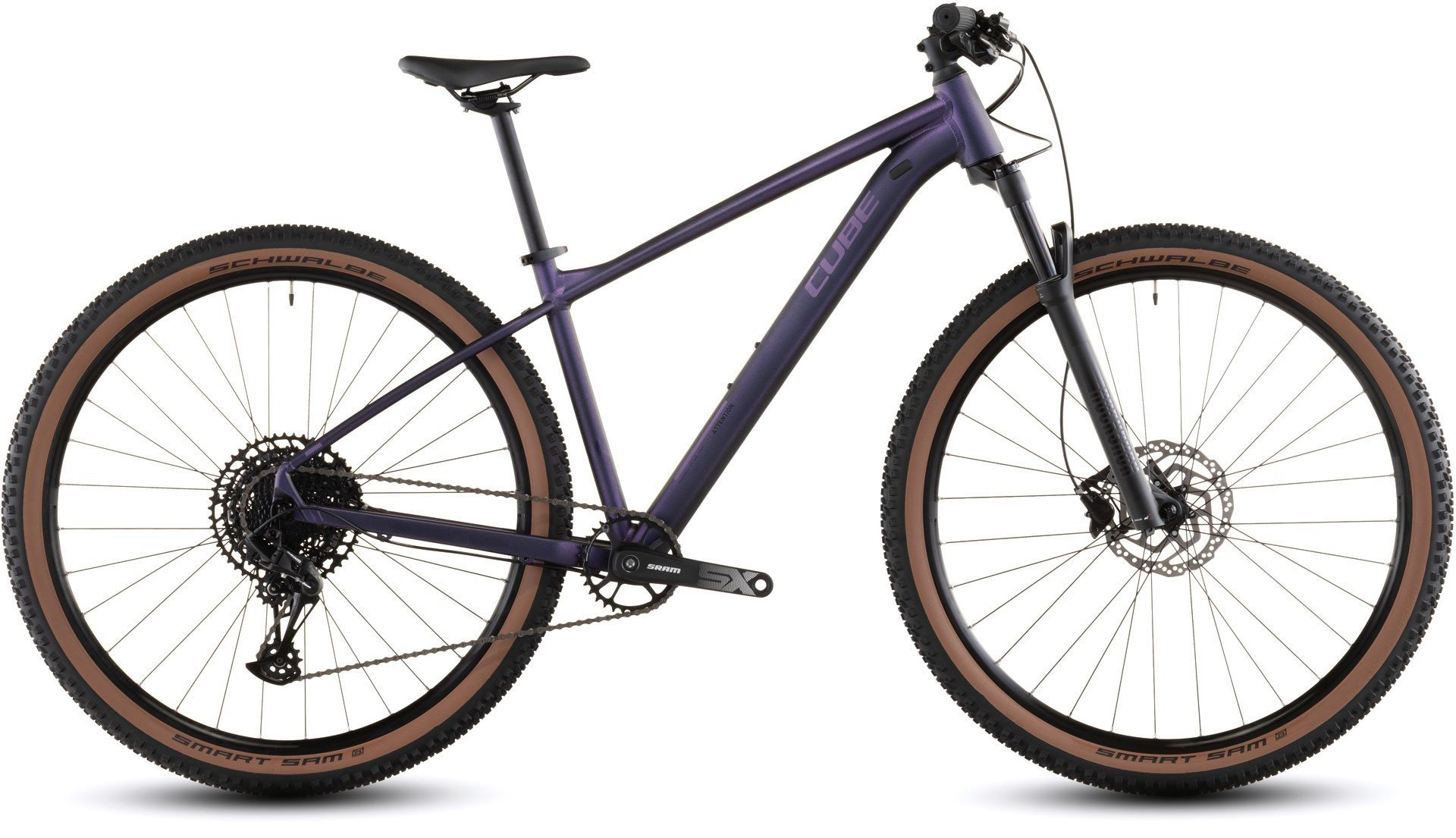 CUBE ATTENTION SLX PURPLEGALAXY´N´BLACK 2026